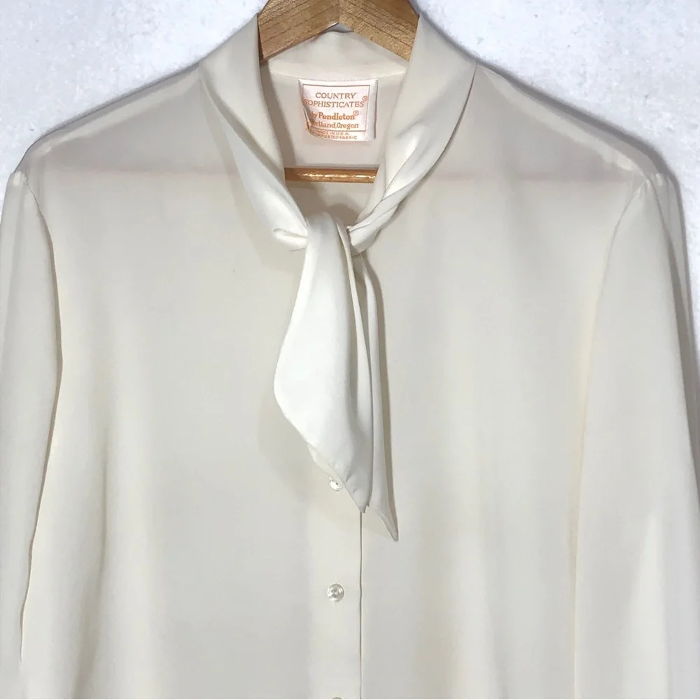Country Sophisticate by Pendleton Womens Vintage Blouse - Picture 3 of 7